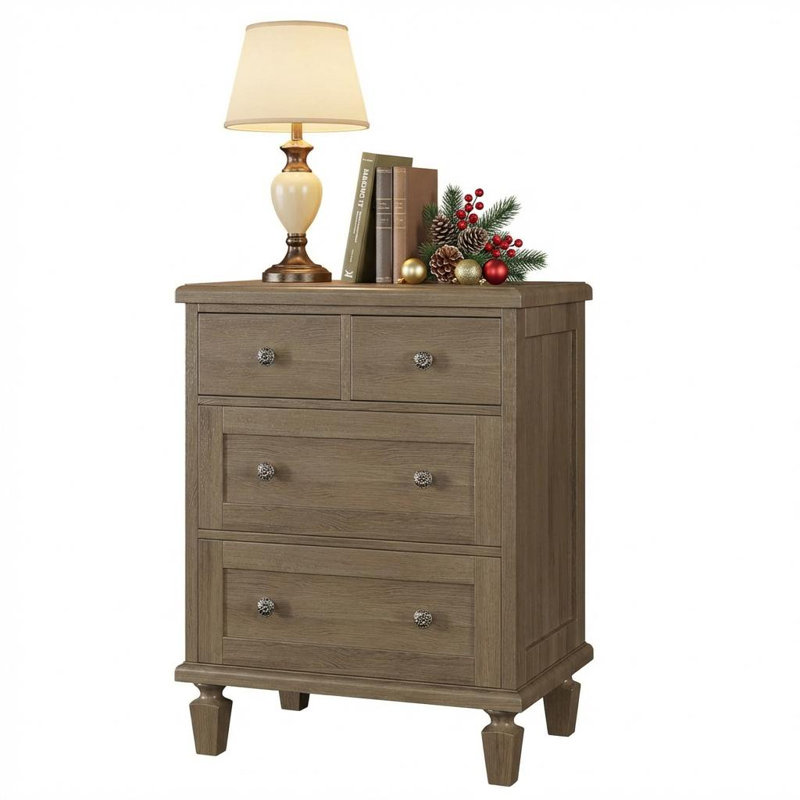 59.9cm W 4 - Drawer Chest of Drawers, Tan