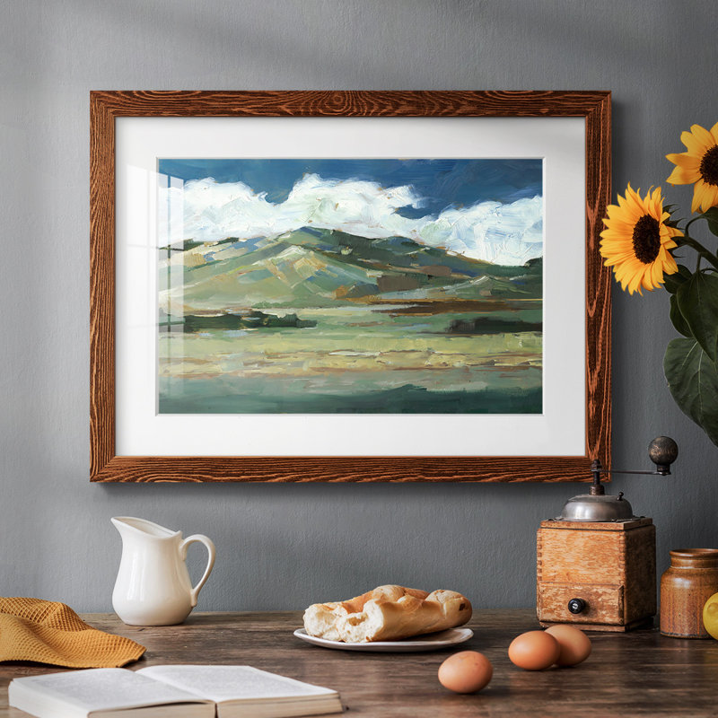 Western Sky II, reproduction d'art encadrée, H 14 po x l 20 po x P 1,5 po, Érable