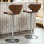 Ensemble de 2 tabourets de bar Upholstery Airlift-468352540