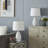 Ensemble de 2 lampes de table en céramique 22,25 po Wharton-260243532