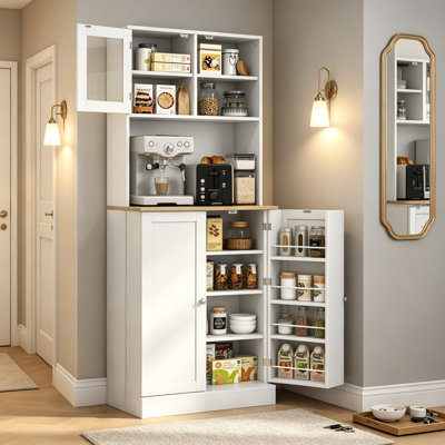 Engineered Wood 3 - Door Rectangle Accent Cabinet