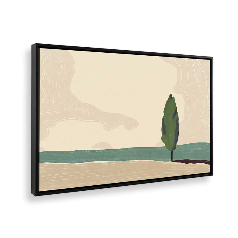 «Quiet Country» par Little Dean, reproduction d'art sur toile, H 12 po x l 16 po, Reproduction encadrée sans passe-partout