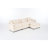 108 Inch L Shaped Modern Sofa Modular Sectional With Ottoman, 4-Seat Chenille Deep Seat Sofa For Living Room And Bedroom-1027447892