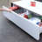 Smart Coffee Table with 135"L Fridge and Wireless Charge-100634353