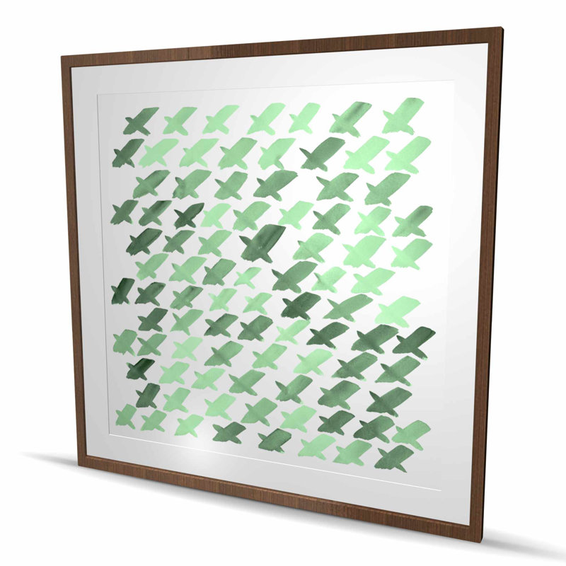 Motif vert x - Neo Mint Shapes