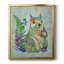 «Fantastic Florals Squirrel», toile encadrée de qualité supérieure - prête à être accrochée-1998962847-1998962846