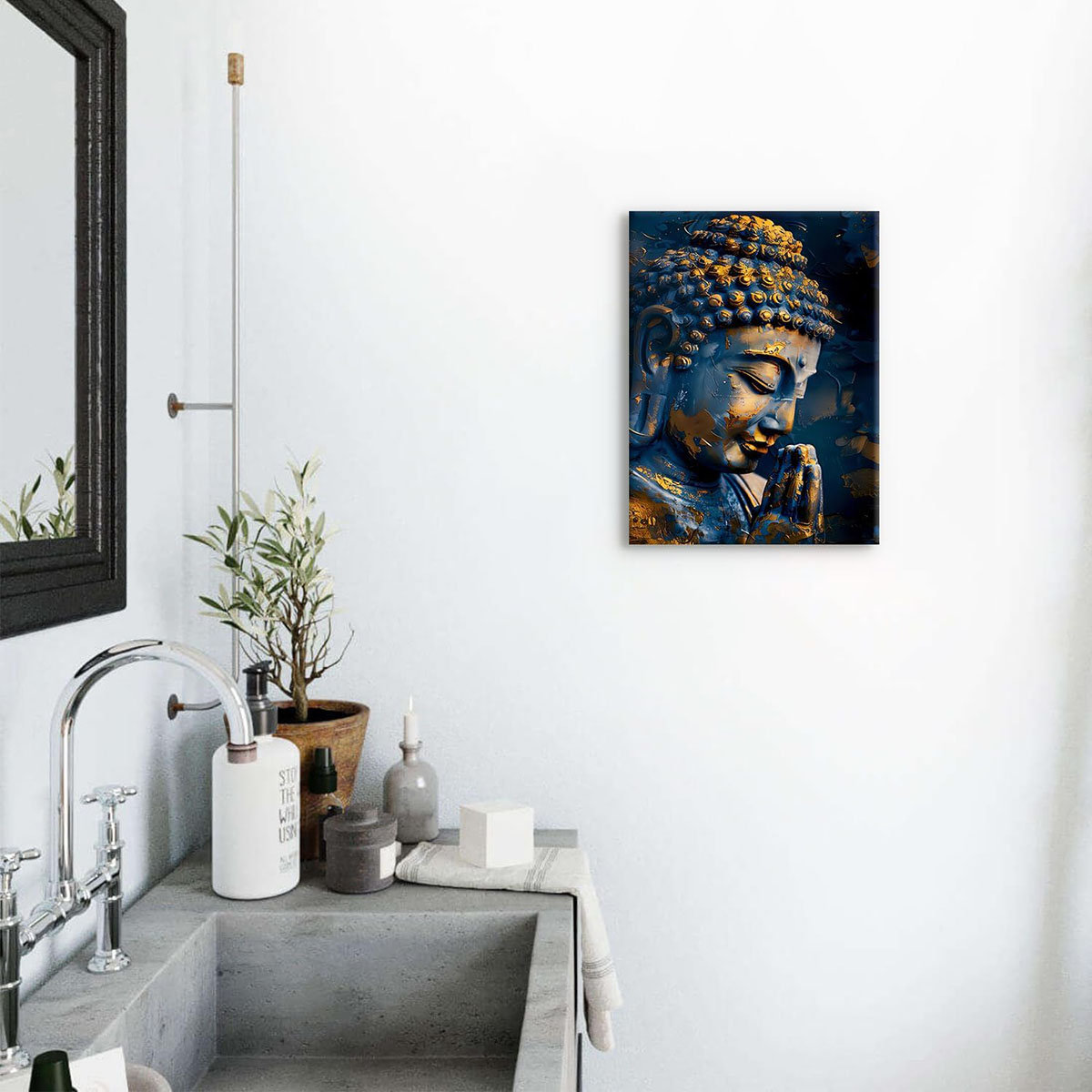 Bloomsbury Market Buddha Wall Art Zen Decor For Living Room Buddhist ...