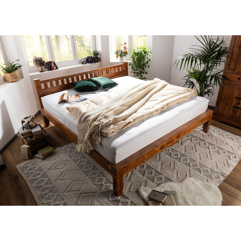 Oxford Solid Wood Bed, 207cm W x 217cm L