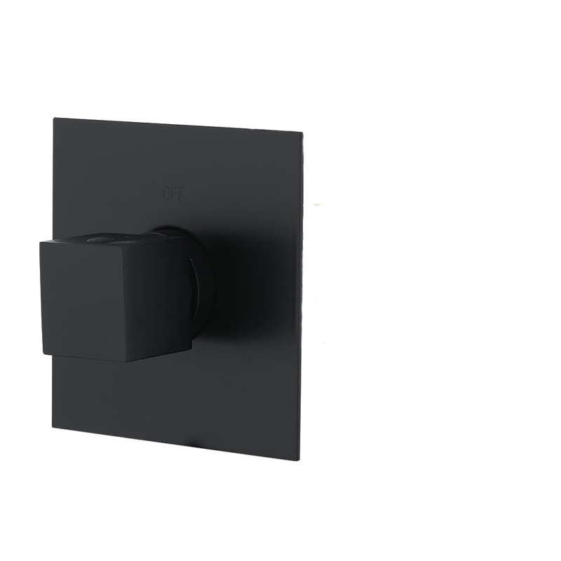 Dax Square Plate and Handle Kit for Model Dax-1053, Black, Matte