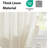 Natural Linen Back Tab Curtains for Kitchen Over Sink, Rod Pocket Short Drapes Light Filtering Sheer Farmhouse Window Valances Covering for Bedroom, 2 Panels.-382605154-382605159