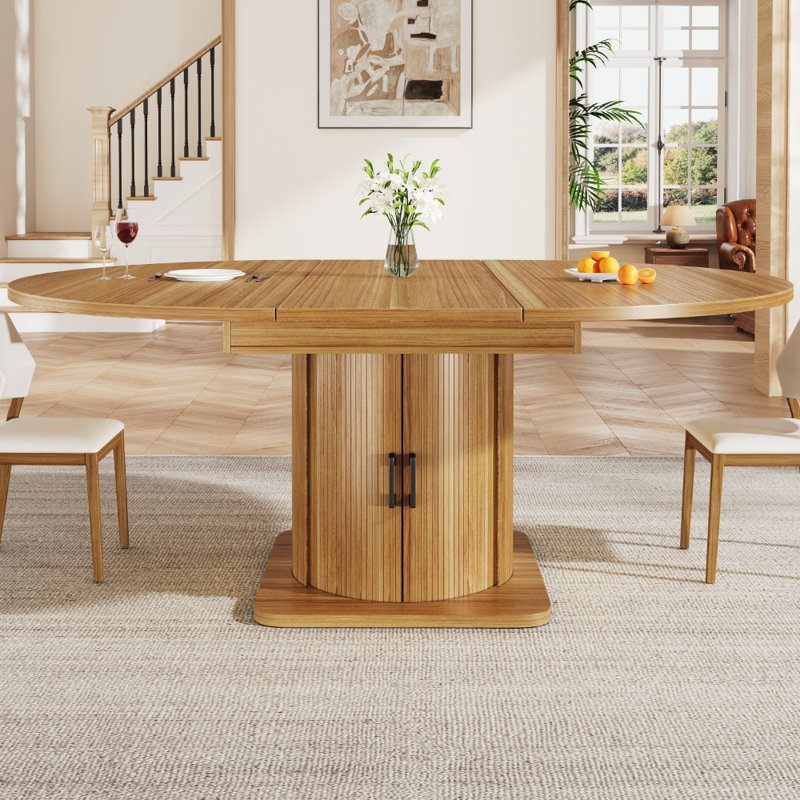 Extendable Dining Table, Brown