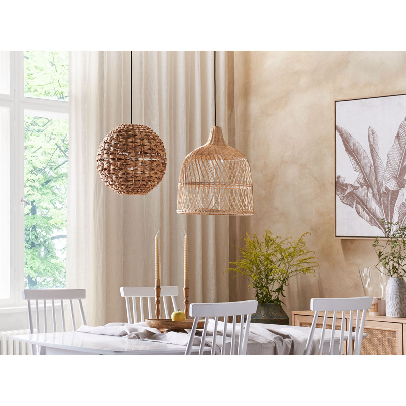 Ossipee 1 - Light Brown Geometric Pendant