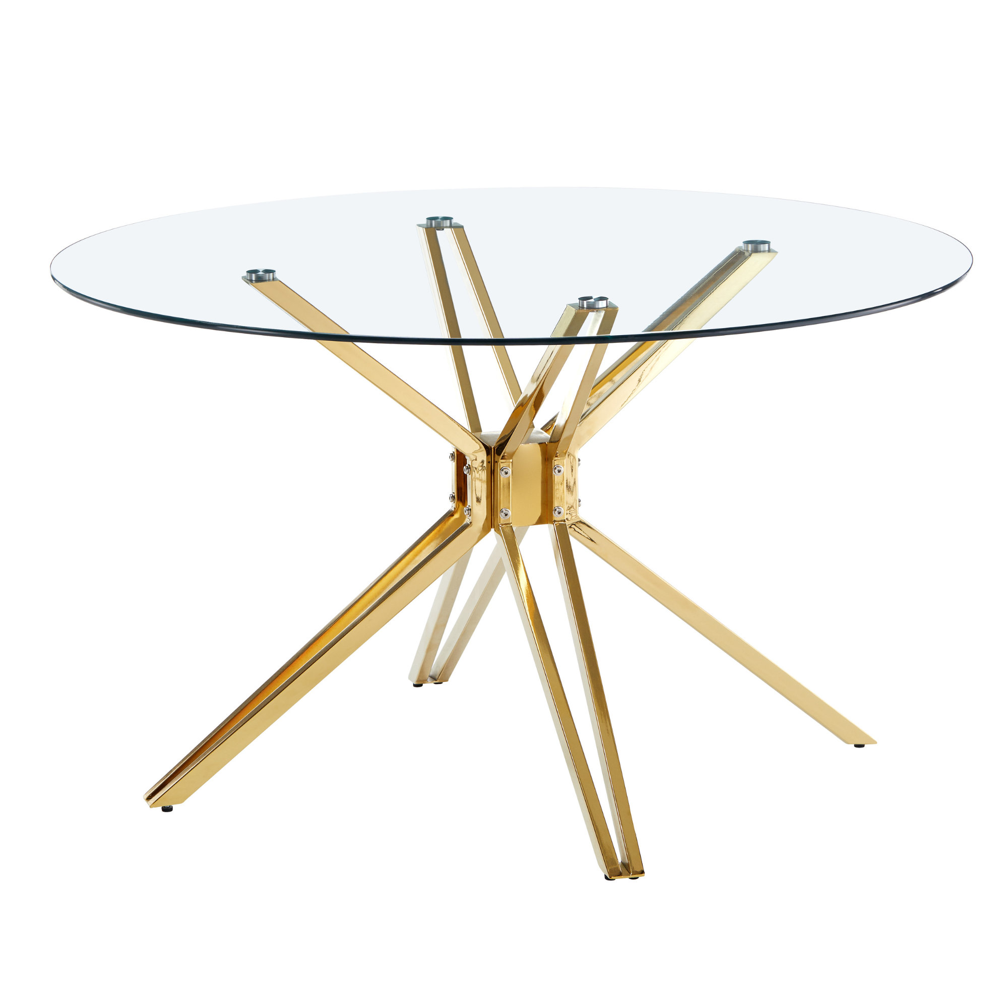 Wayfair round glass top deals dining table