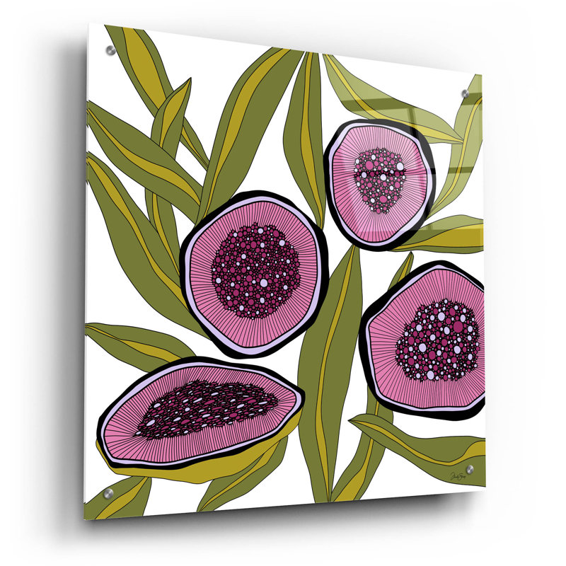  «Bloom Burst» par Trish Sierer, art mural en verre acrylique, 12 po x 12 po, H 24 po x l 24 po x P 0,2 po