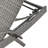 80'' Outdoor Wicker Chaise Lounge Chairs Set Of 2, Patio Rattan Reclining Chair Pull-Out Side Table W/ 5-Level Adjustable Backrest Ergonomic Wave Design Pool Sunbathing Recliners, Grey-1033986107