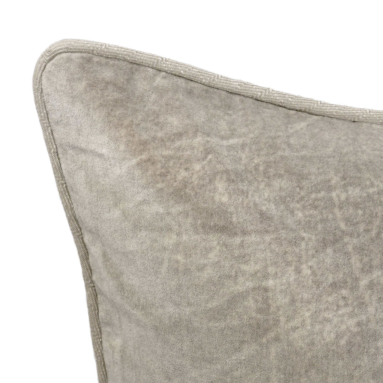 Goodall Throw Pillow, Silver, Square 18"