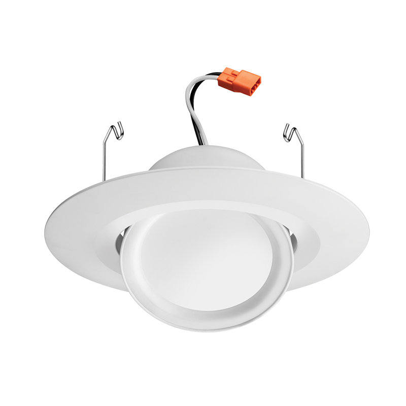 Adjustable White Aluminum LED Recessed Lighting Kit