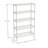 5-Tier Adjustable Heavy-Duty Wire Shelving Units - Rust-Resistant Metal Storage Racks For Kitchen, Garage, Bathroom & Pantry (29.53" D X 13.78" W X 59.06" H)-1478603329-1478603331