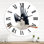 Cigogne volante - Cigogne blanche - Horloge murale traditionnelle