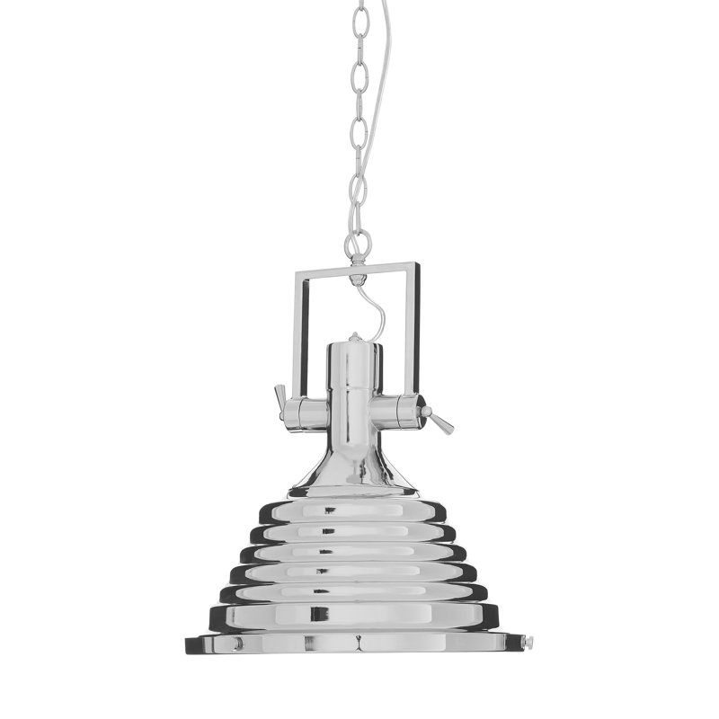 Addison 1 - Light Cone Pendant, Chrome