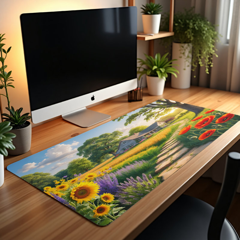 Polyester Desk Pad, 31.5x15.5
