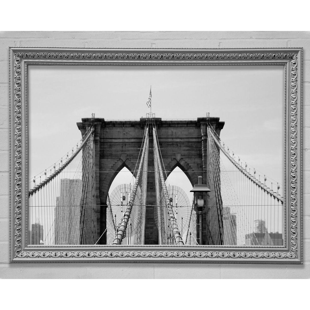 Struktur der Brooklyn Bridge 2 - Drucken