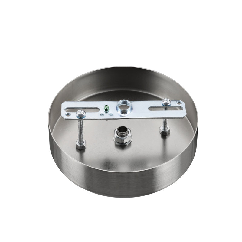 Brushed Nickel Circular Chandelier Canopy Kit with Hardware