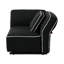 Upholstered Boucle Slipcovered Right-hand Flared Arm Sofa-206341212