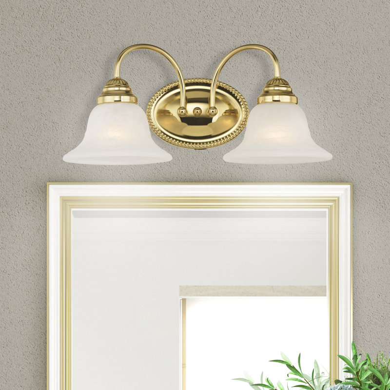 Nicolas 2 - Light Dimmable Vanity Light, Polished Brass