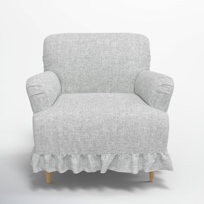 Maggie Ruffle Slipcover Armchair