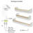Alaray 3 Piece Floating Shelf