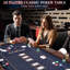 Table de poker pliable à 10 joueurs 84 po RayChee, table de poker Texas Holdem avec rails rembourrés et porte-gobelets-99837445