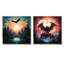 Mystic Bat Nightfall I - ensemble d'art mural sur toile Bat-382158191-382158225