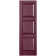 Paire de volets sur mesure en vinyle