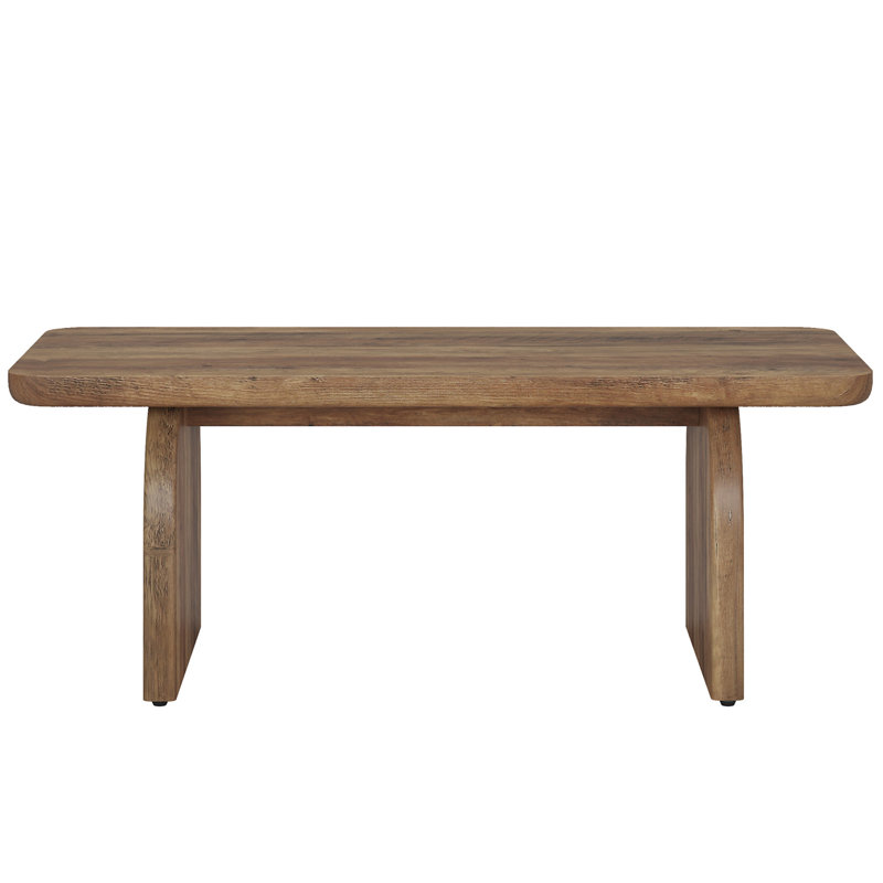 47" Rustic Brown Rectangle Coffee Table (Only Including Table)
