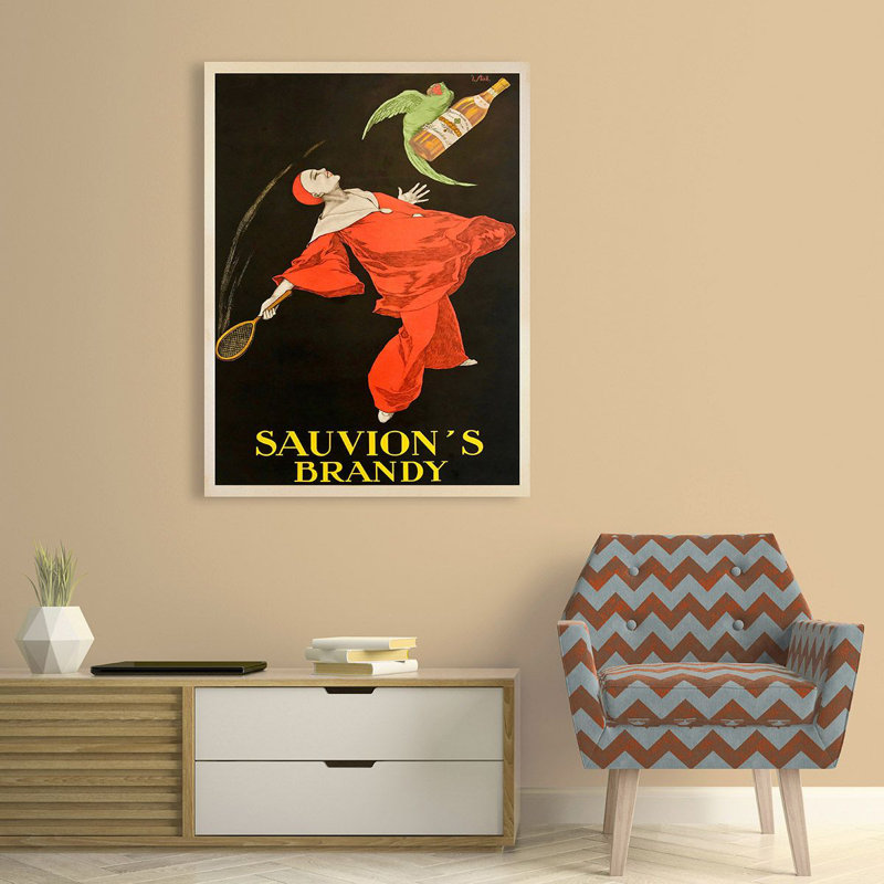 Sauvion's Brandy 1 Piece Wrapped Canvas Wall Art, 100cm H x 70cm W x 4cm D