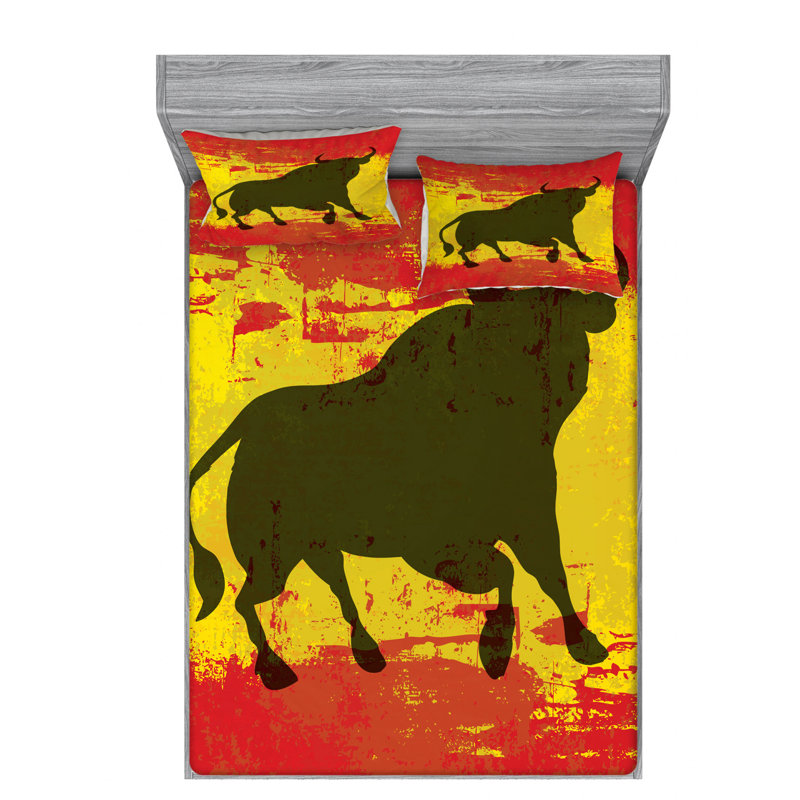 Microfiber Sheet Set, Queen Sheet Set with Fitted Sheet