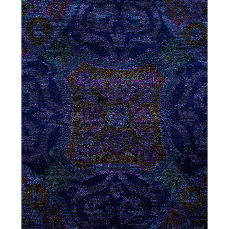 Overdyed One-of-a-Kind 8' 2" X 9' 10" Hand Knotted Area Rug