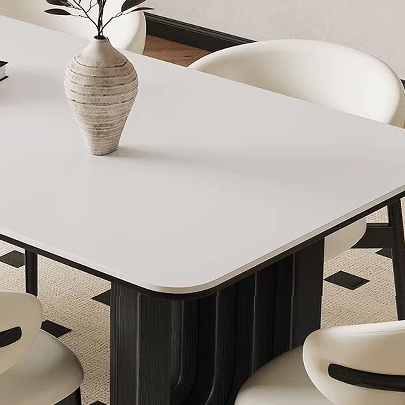 Retro American style rectangular dining table, 29.53"H x 63"L x 31.5"W