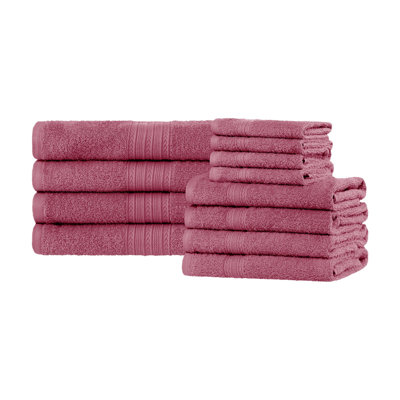 Ensemble de serviettes écologiques en coton 12 pièces