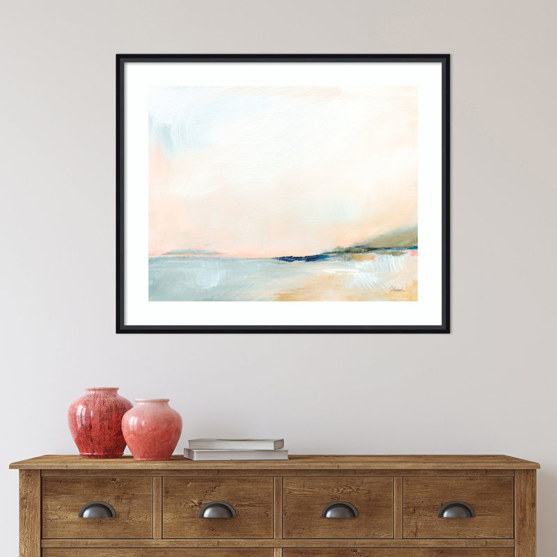 Open Sky Over Water by Sue Schlabach, Black, 33" W x 28" H