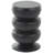 Onnolee Wood Handmade Carved Bubble Inspired Geometric Side End Black Accent Table