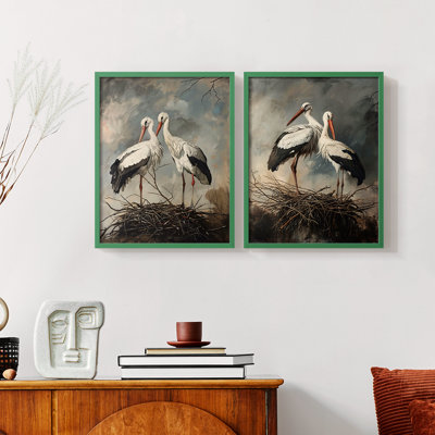 Série NAUTICAL CCxxix - reproduction encadrée de qualité supérieure - prête à être accrochée - aucun clou requis - aucun clou requis