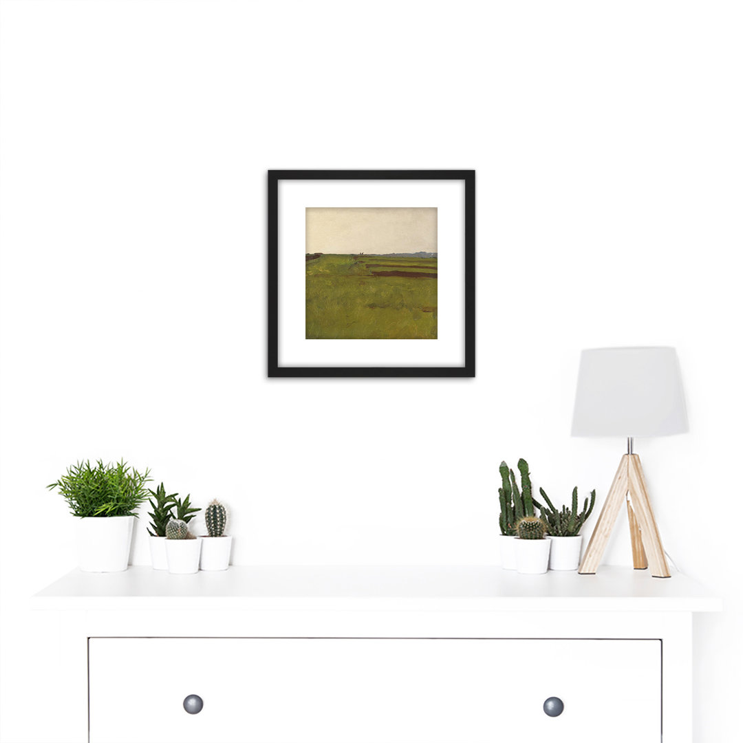 Willem Witsen Landscape With Fields by Willem Witsen - Single Picture Frame Painting
