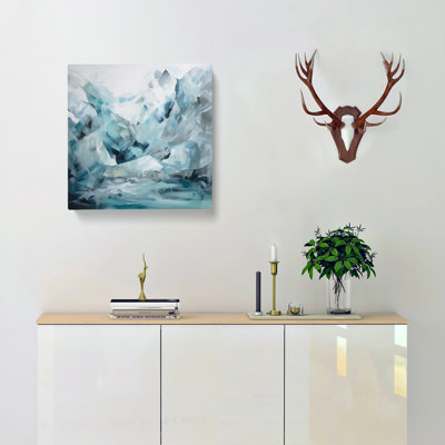 Glacier Gestural - No Frame Print