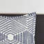 Housse de couette en coton à motif géométrique, grand, bleu marine et blanc, motif de literie grand doux et chaud, tissu lavable à la machine-125074317-125074316