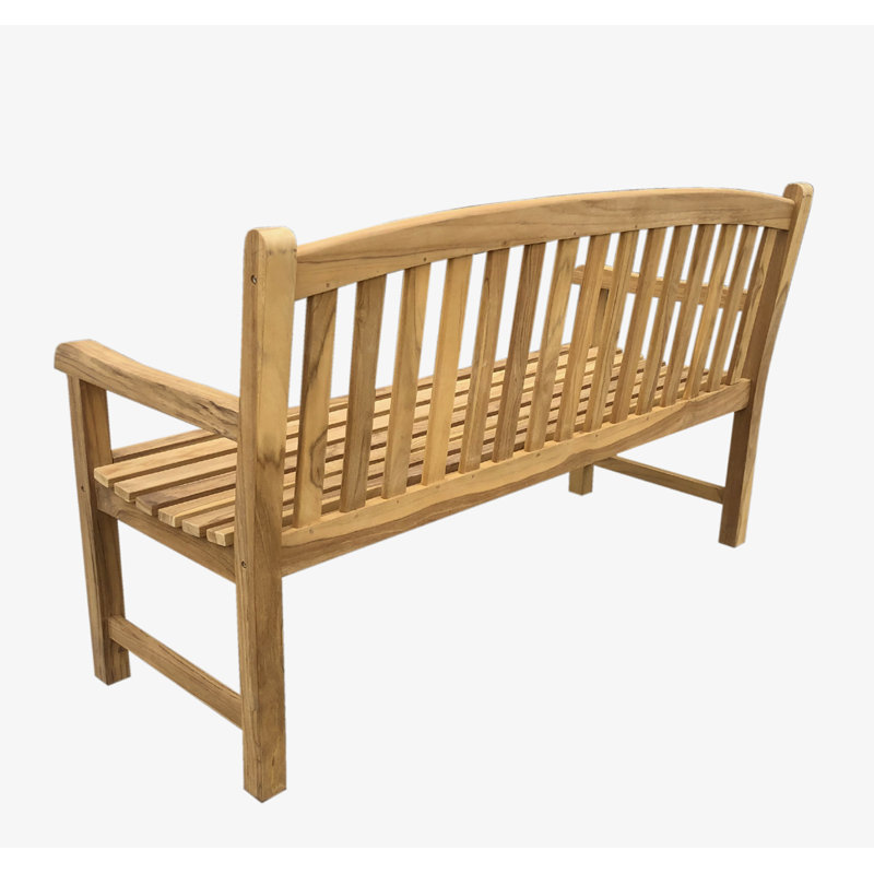 Banc pour 2 personnes Teak Capt, H 36 po x l 60 po x P 25 po