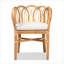 Chaise simple en rotin naturel 33L x 24W