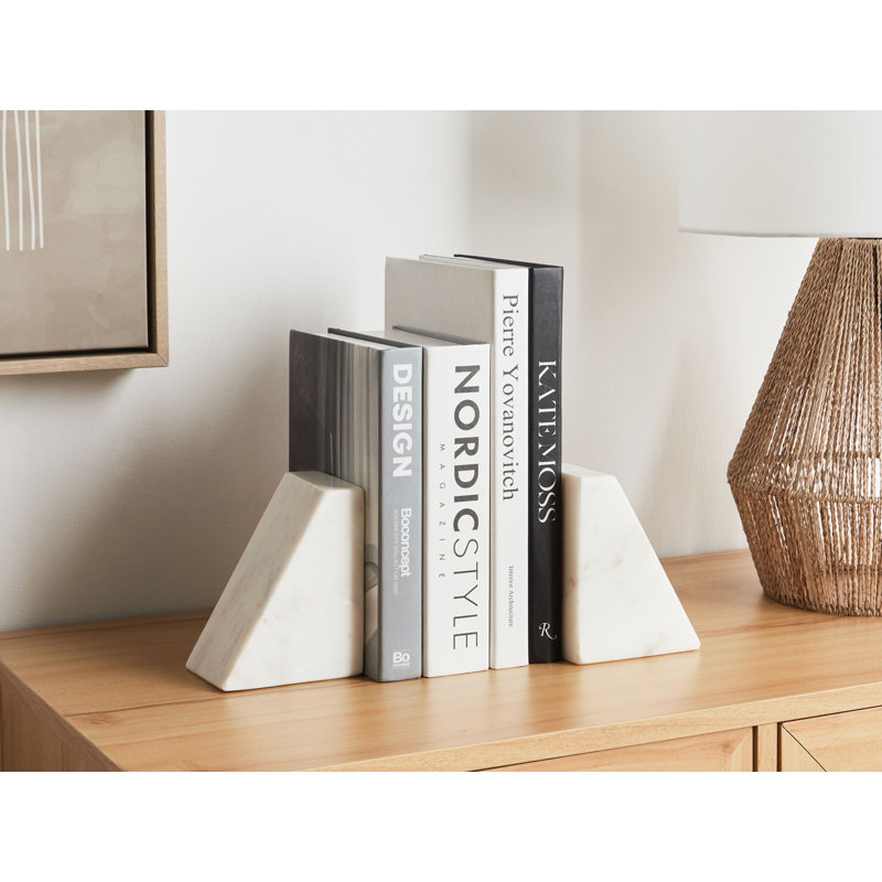 Marble Bookends