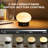 4" Natural Marble Top Dimmable Globe Night Lights